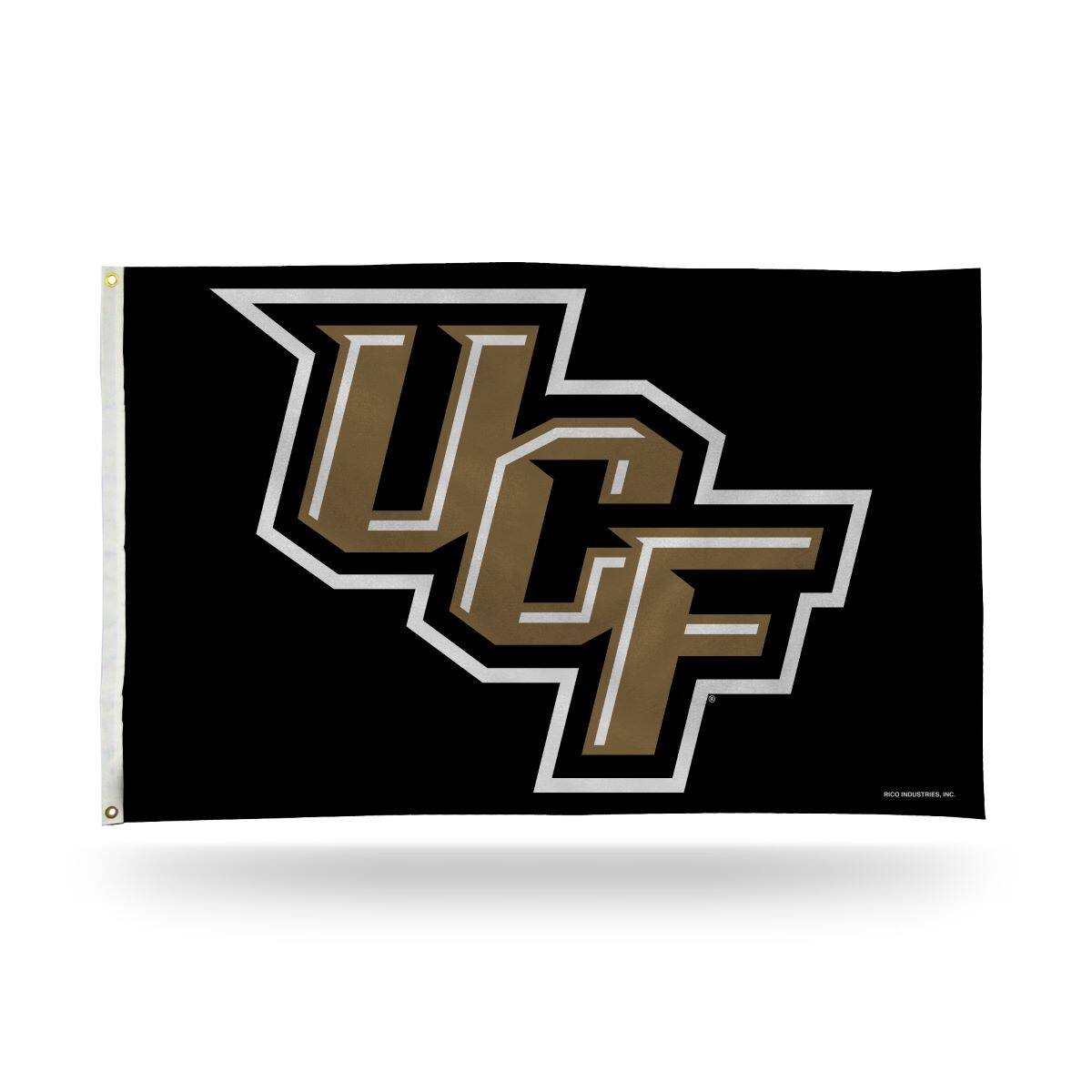 Front. Rico Industries - University of Central Florida UCF Knights 3X5 Indoor Outdoor Banner Flag with grommets for hanging - Multi.
