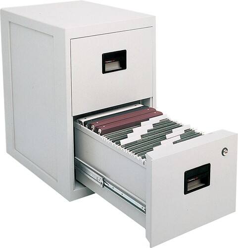 Angle Standard. SentrySafe - 2-Drawer Office Fire File - Dove Gray.