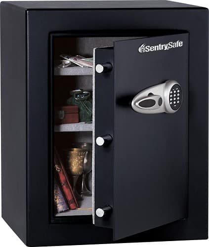 Angle Standard. SentrySafe - Security Safe - Black.