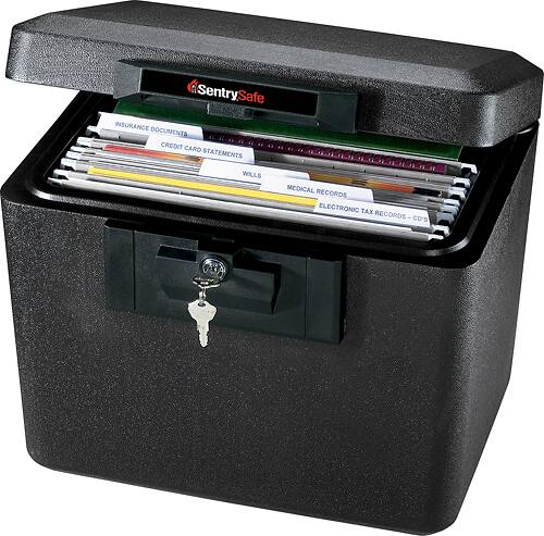 Angle. SentrySafe - Fire File - Black.