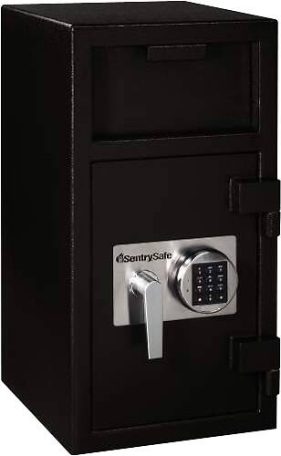 Front Standard. SentrySafe - Depository Safe - Black.