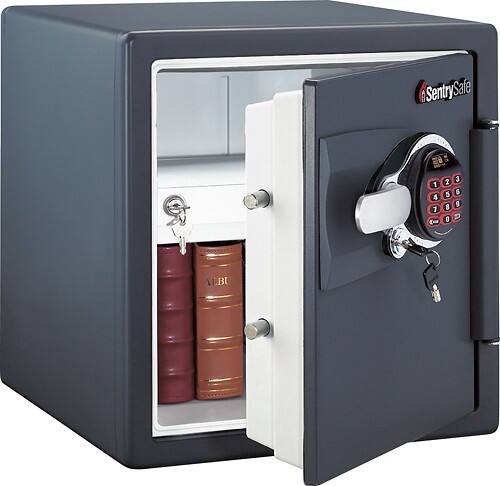 Angle Standard. SentrySafe - Electronic FIRE-SAFE - Iron Gray.