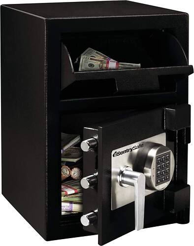 Angle. SentrySafe - Depository Safe - Black.