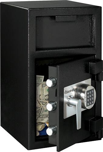 Angle. SentrySafe - Depository Safe - Black.