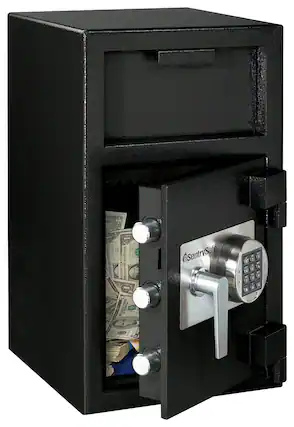 Front. SentrySafe - Depository Safe - Black.