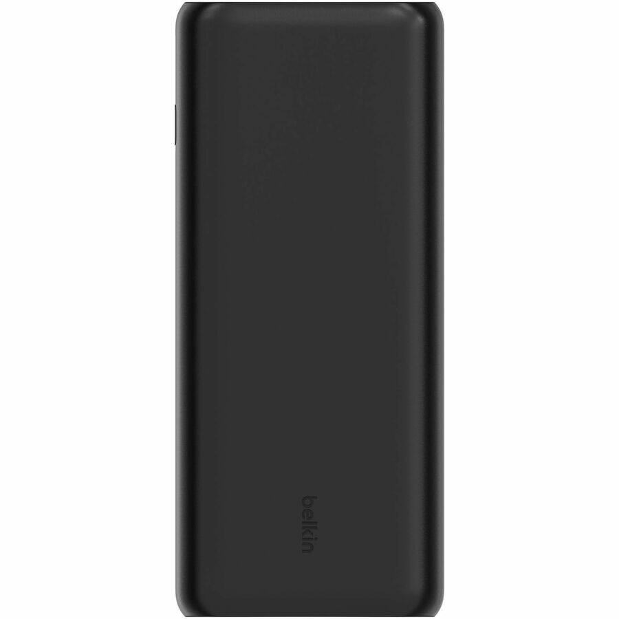 Alt View 3. Belkin - Belkin 20W 3-port USB Power Bank - 20K mAh - 2xUSB-A (12W), 1xUSB-C (15W) - Portable Charger - w/ USB-C to USB-C Cable.