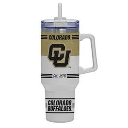 Indigo Falls - Colorado Buffaloes 40oz. Rocky Vintage Tumbler - White