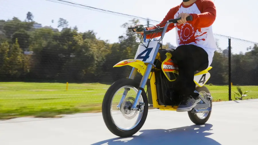 Alt View 16. Razor - MX650 Dirt Rocket Off-Road Motocross Bike w/10 miles max operating range and 17 mph max speed - yellow.