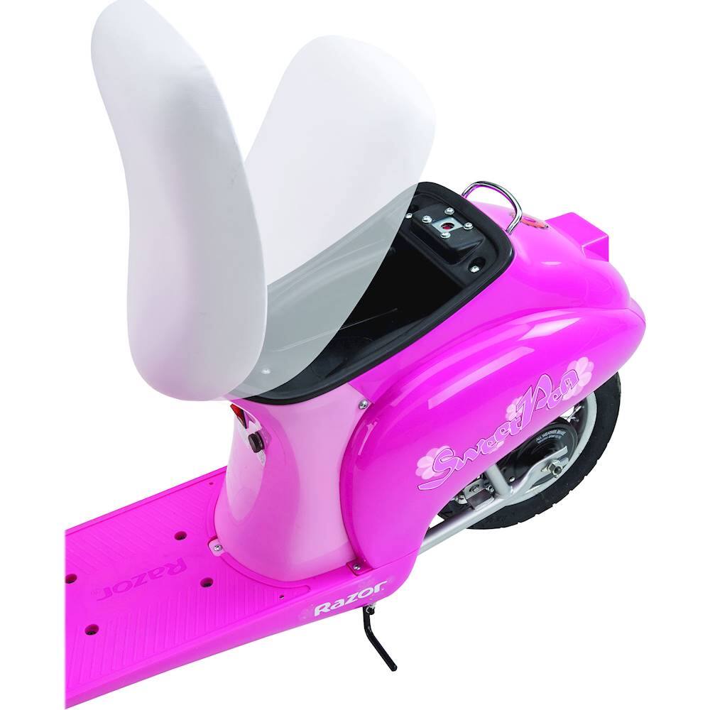 Alt View 12. Razor - Electric Scooter w/10 mi Max Operating Range & 15 mph Max Speed - Sweet Pea Pink.
