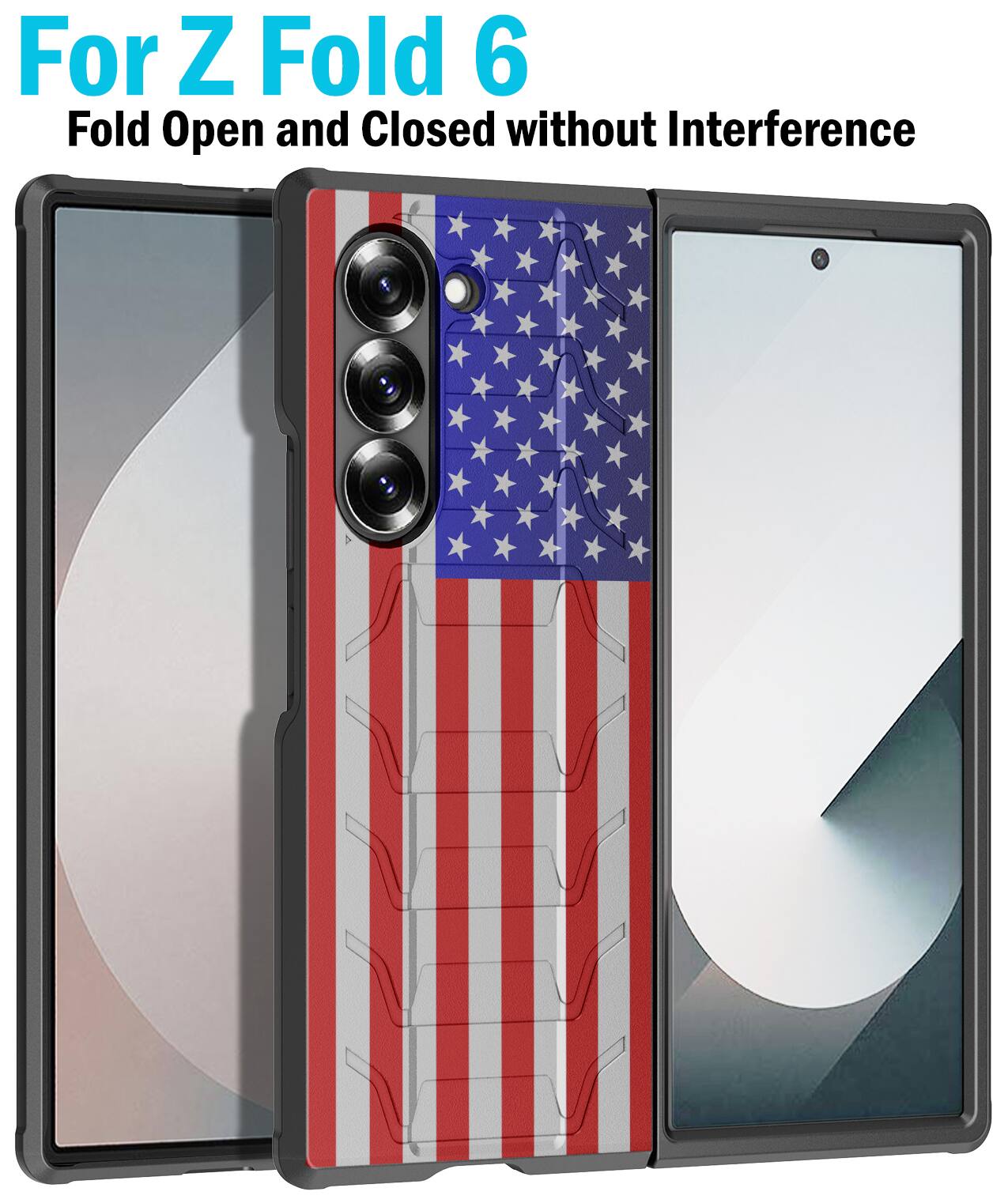 For Z Fold 6  
Fold Open and Closed without Interference