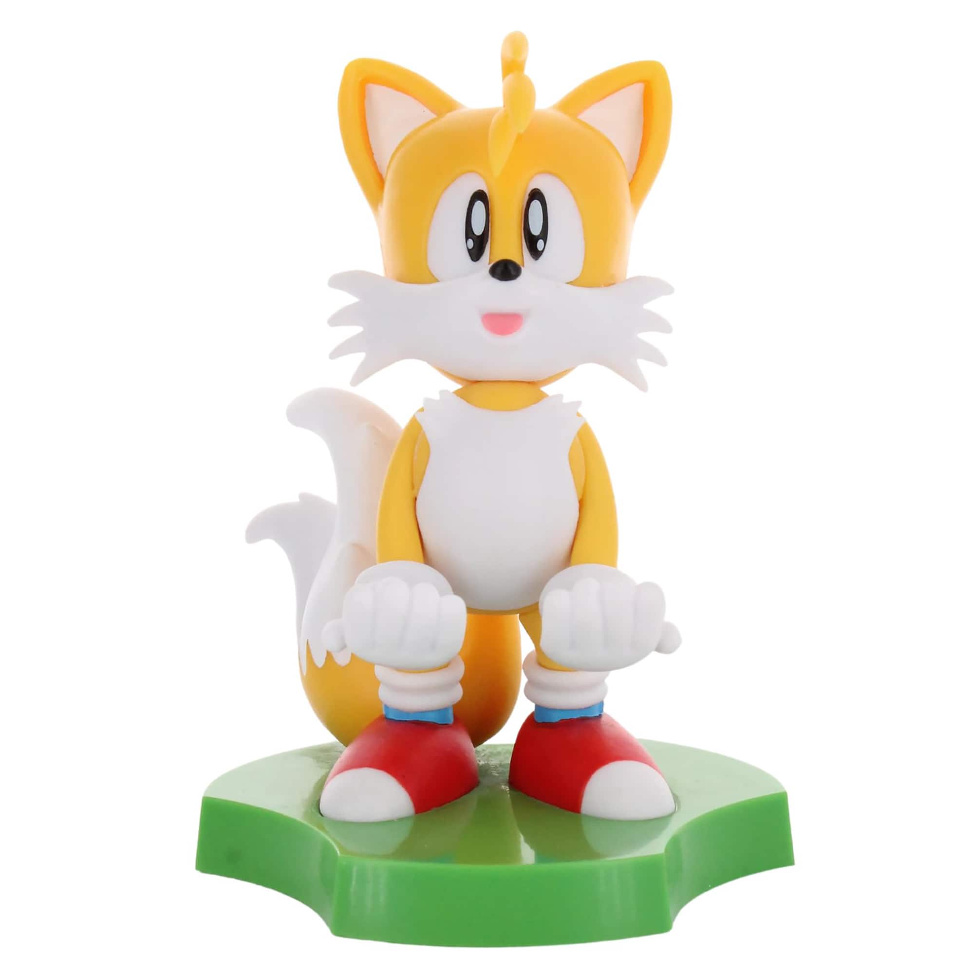 Front. Cable Guys by Exquisite Gaming - Cable Guys: SEGA - Tails Holder Earbud & Phone Holder.