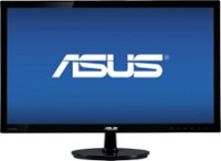 Front Zoom. ASUS - 24" Widescreen LED HD Monitor - Black.