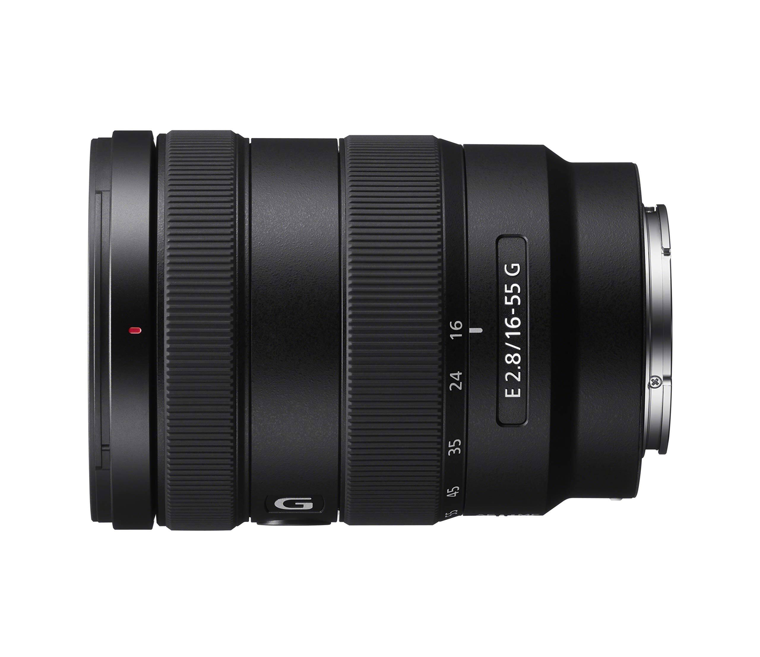 Alt View 4. Sony - Sony Alpha 16-55mm F2.8 G Standard Zoom APS-C Lens - Black.