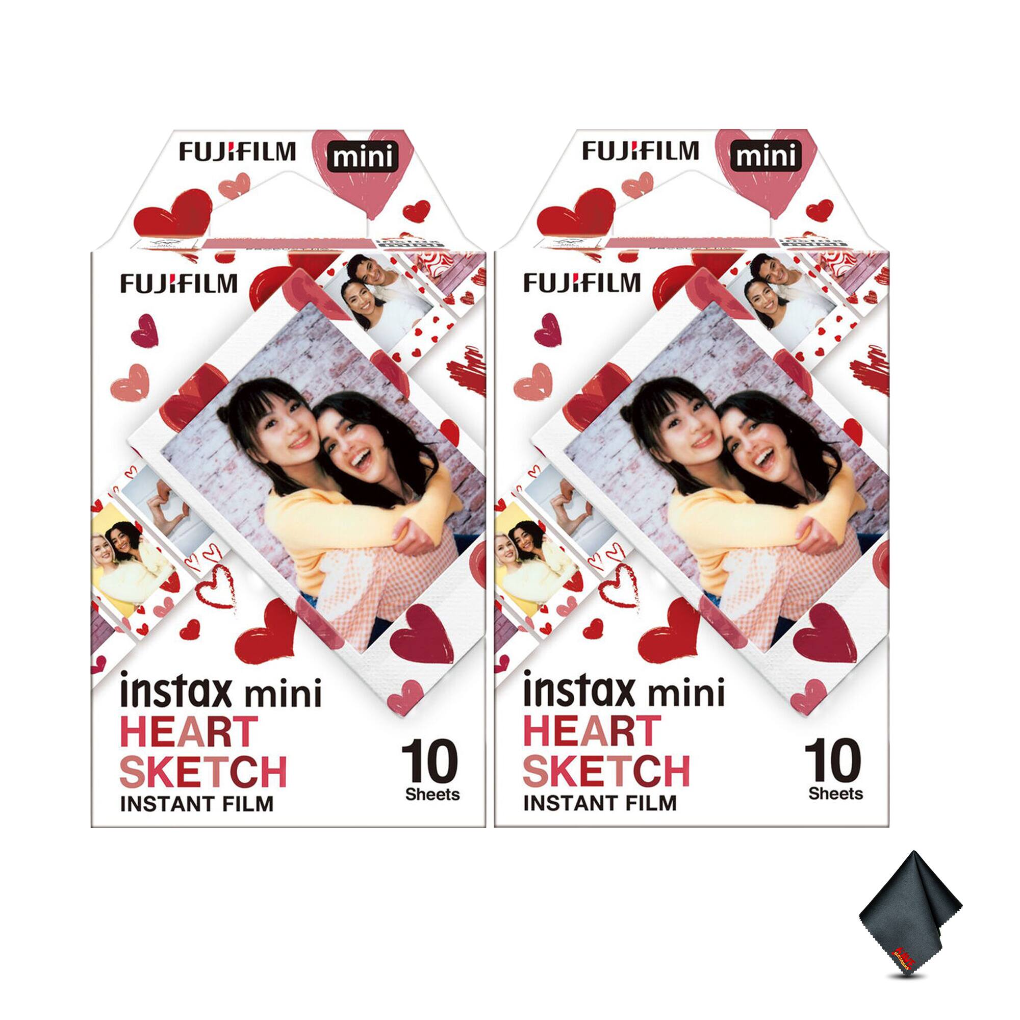 FUJIFILM mini  
instax mini HEART SKETCH  
10 Sheets  
INSTANT FILM