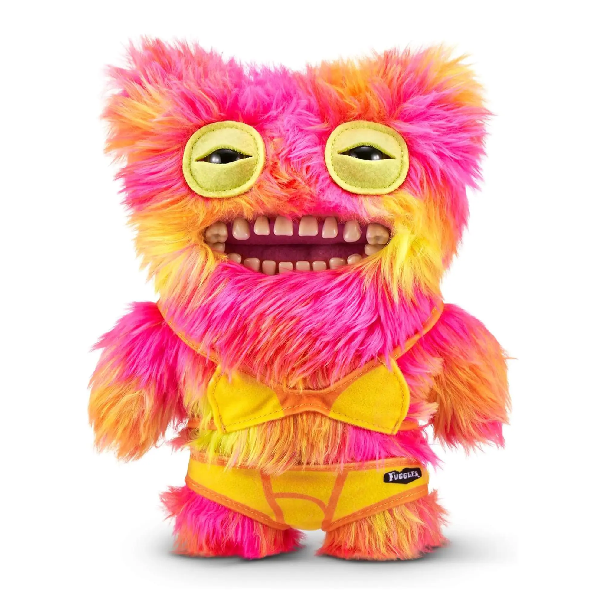 Front. ZURU - Fuggler Vacay Vibes 9 Inch Plush | Mr Buttons - Multi.