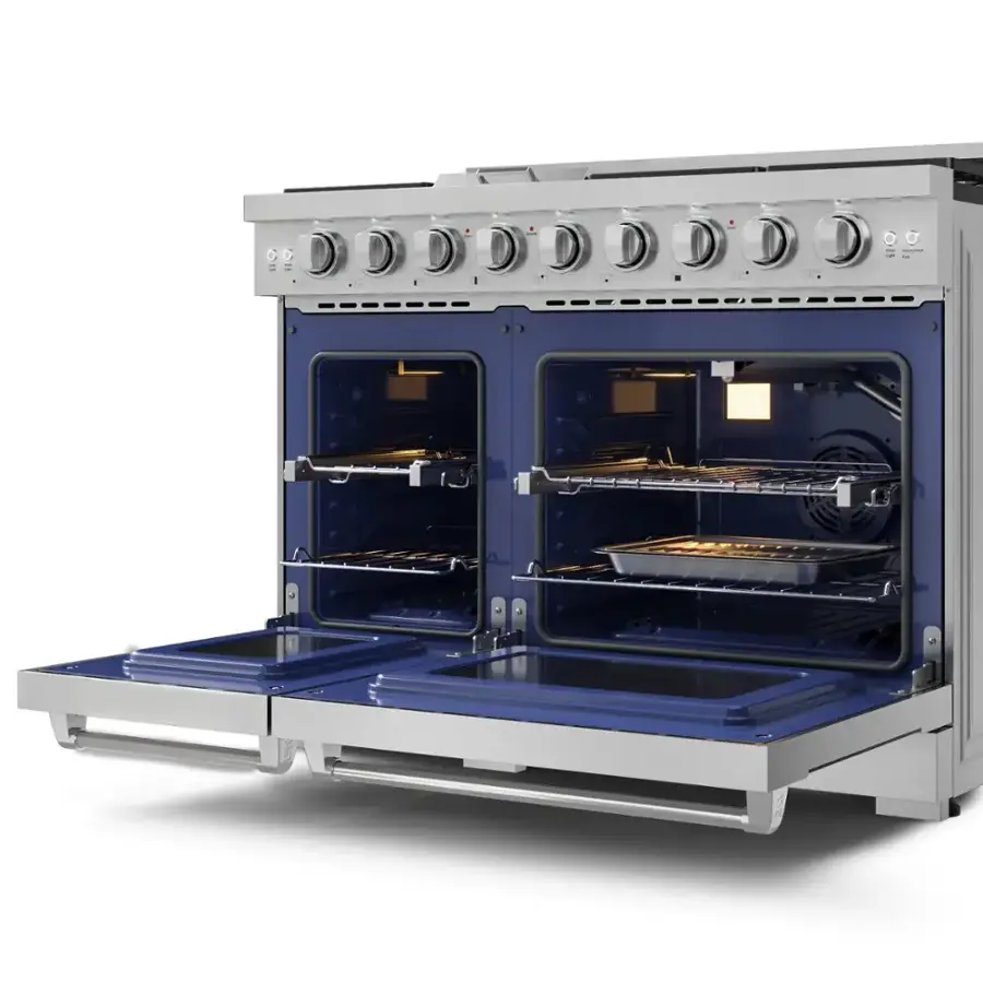 Alt View 13. Thor Kitchen - Gordon Ramsay Series by Thor Kitchen 6.8 Cu. Ft Freestanding Gas Range - Stainless Steel.