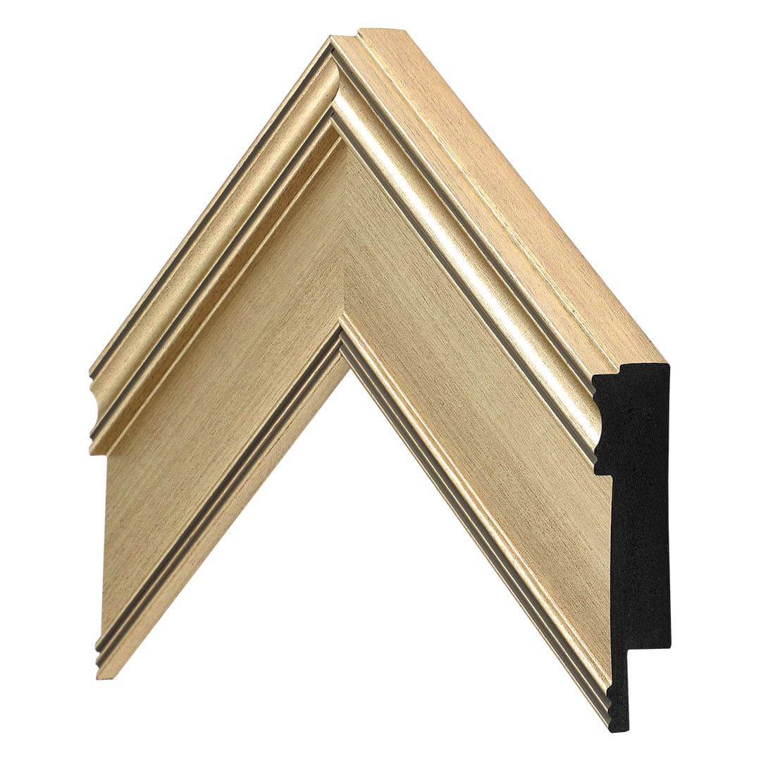 Alt View 14. Deco TV Frames - Premiere Bezel for Samsung the Frame TV - 50" - Champagne.