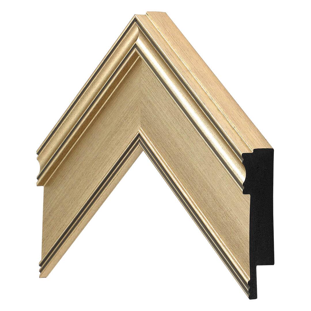 Alt View 14. Deco TV Frames - Premiere Bezel for Samsung the Frame TV - 50" - Champagne.