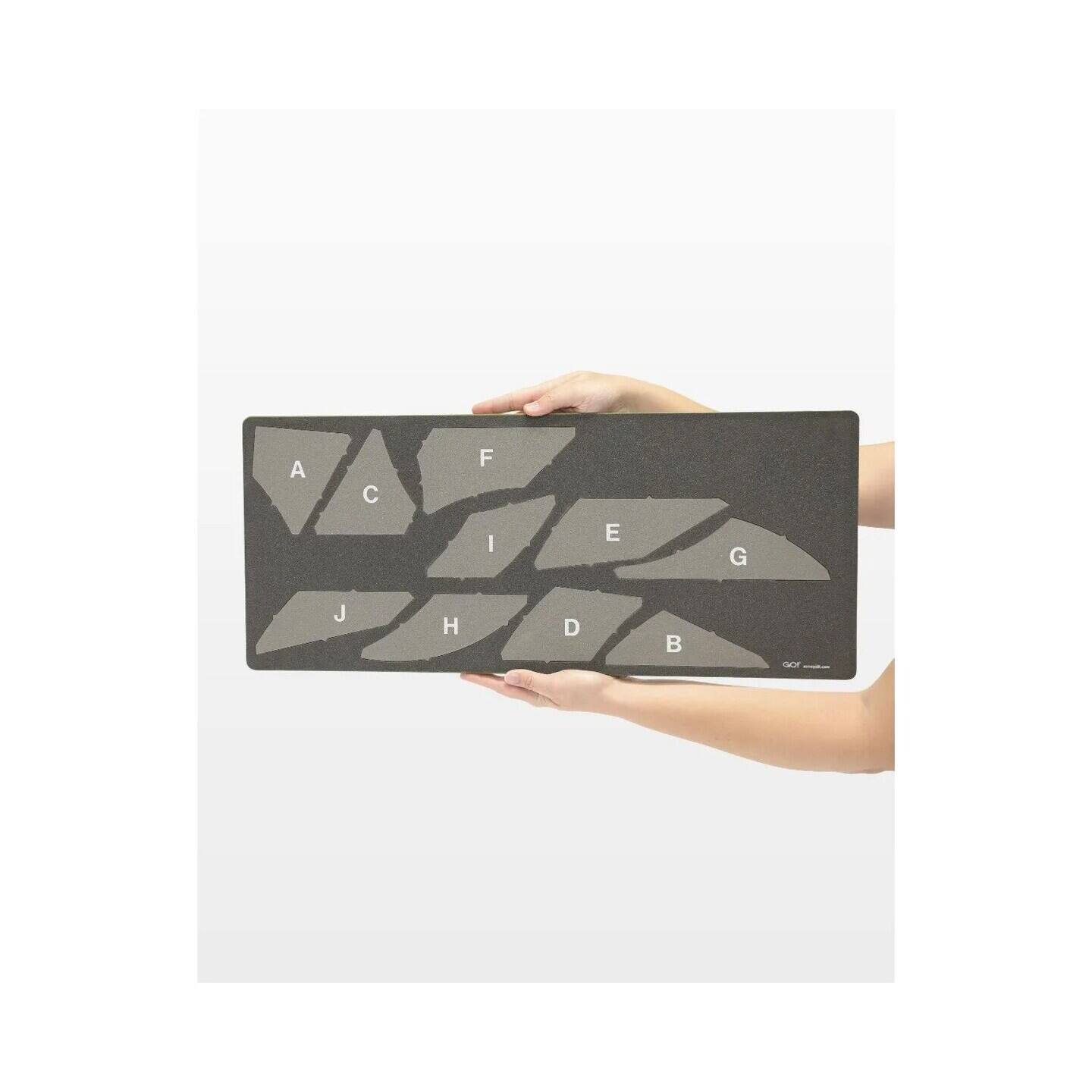 Alt View 1. AccuQuilt - GO! Cleapatra's Fan-12 Finished Die - Multicolor.