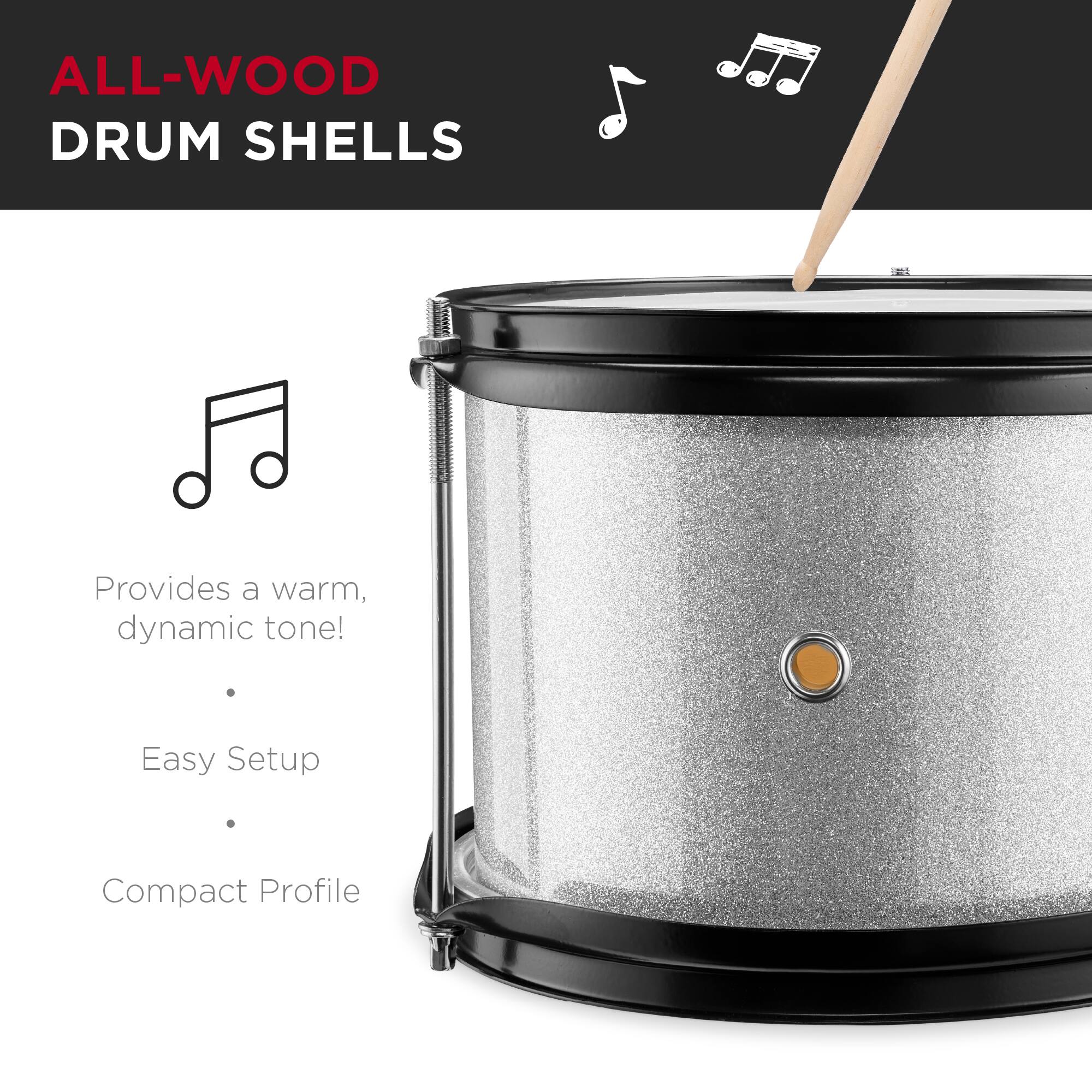 ALL-WOOD DRUM SHELLS

- Provides a warm, dynamic tone!
- Easy Setup
- Compact Profile
