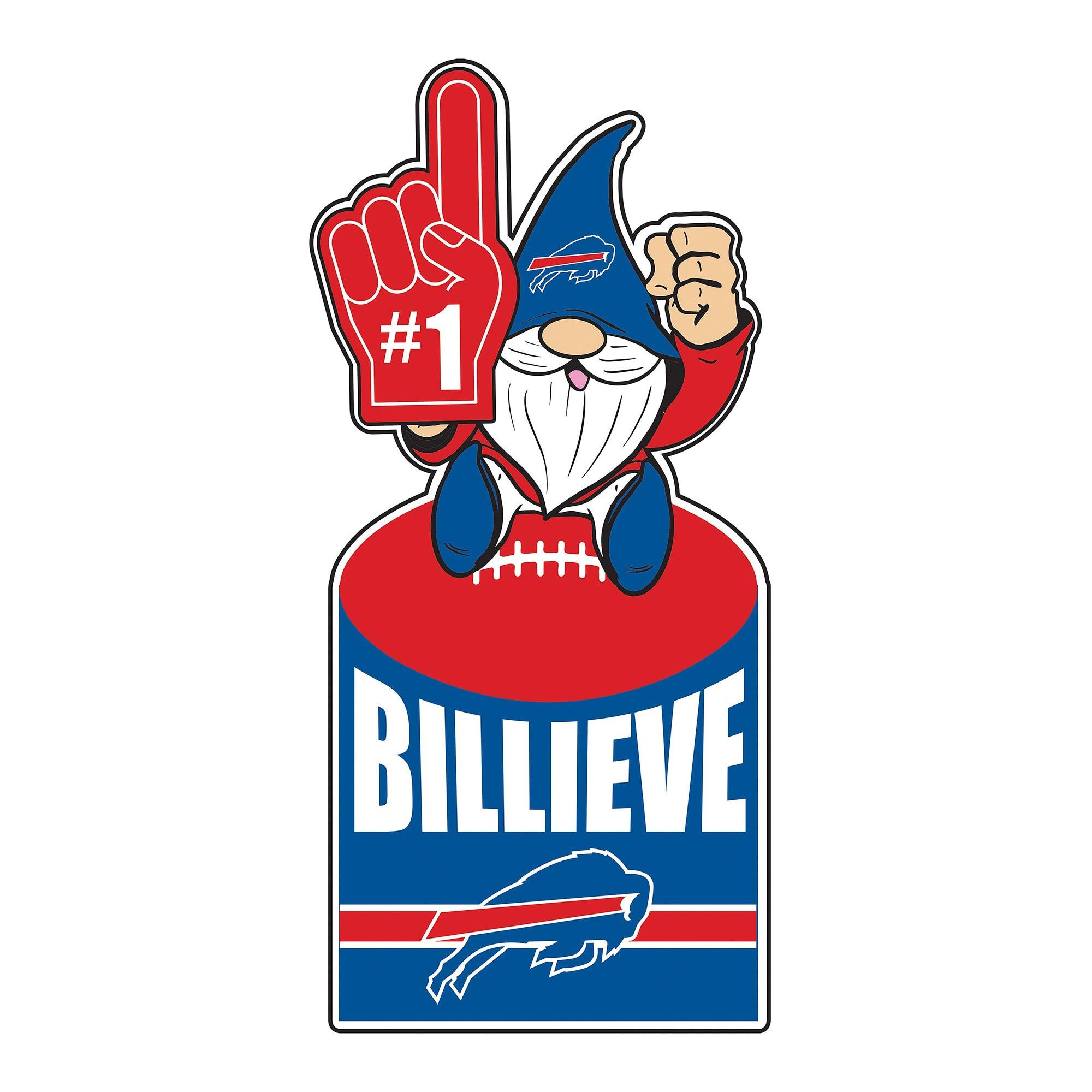 Buffalo Bills 30" Metal Gnome 3-in-1 Outdoor Yard Sign