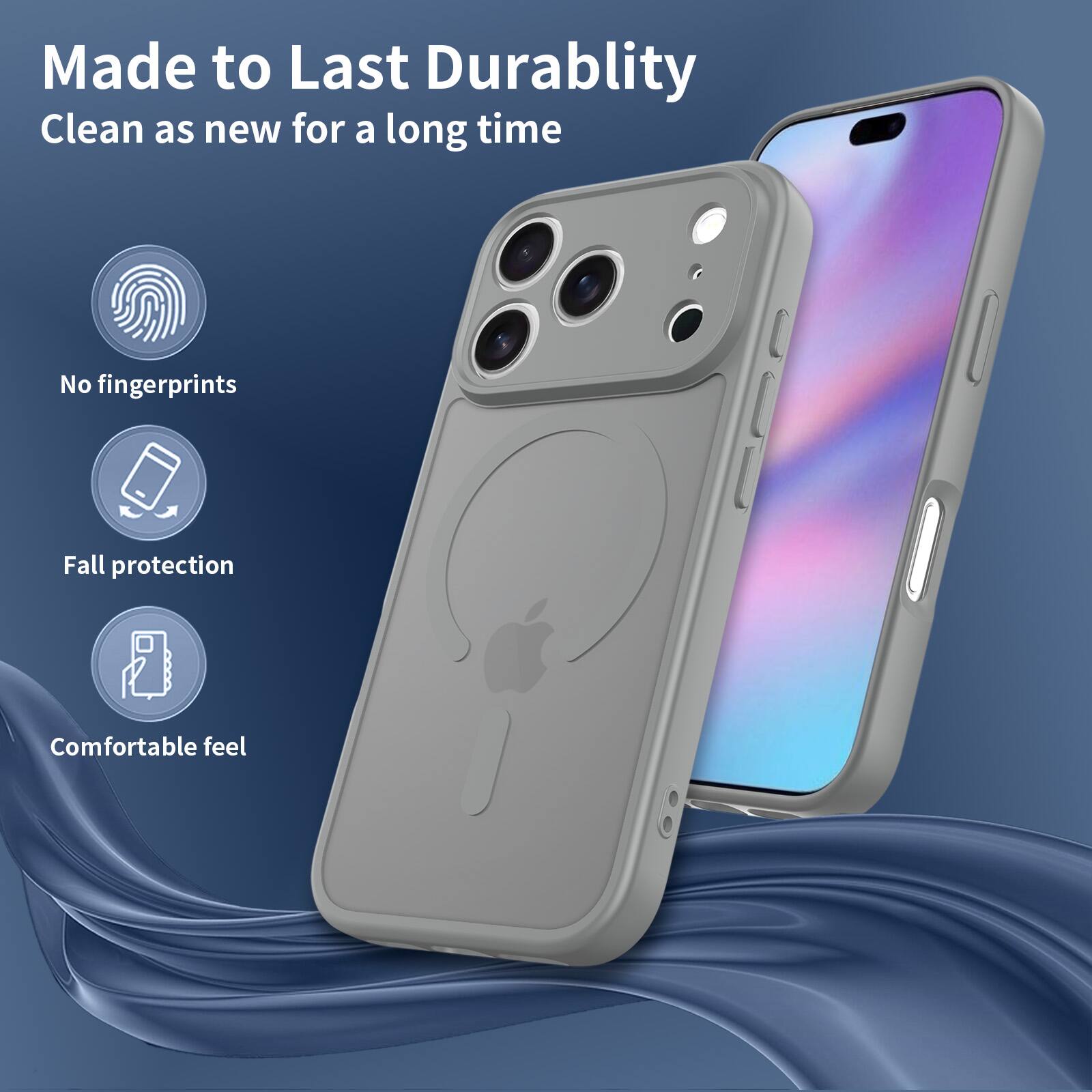 Made to Last Durability  
Clean as new for a long time  
No fingerprints  
Fall protection  
Comfortable feel