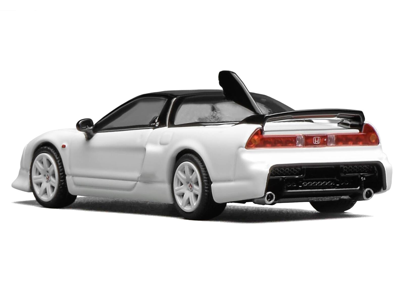 Alt View 2. MotorHelix - Honda NSX-R GT RHD (Right Hand Drive) Championship White with Black Top "Intern 64" Series 1/64 Model Car by MotorHelix.