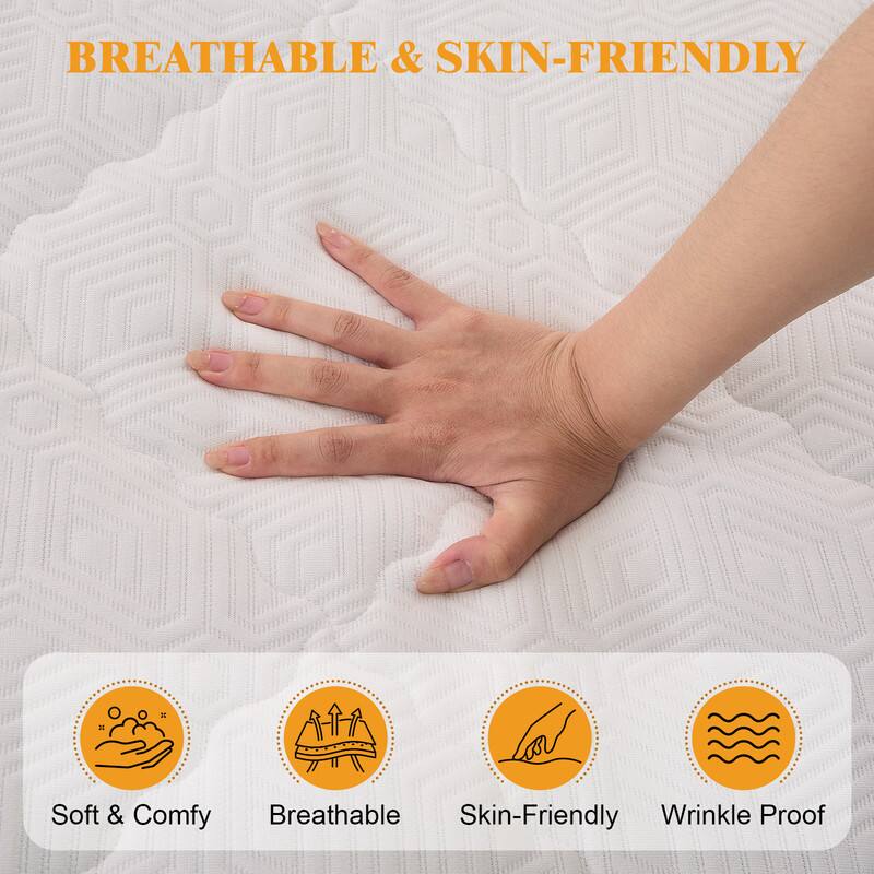 BREATHABLE & SKIN-FRIENDLY

Soft & Comfy  
Breathable  
Skin-Friendly  
Wrinkle Proof