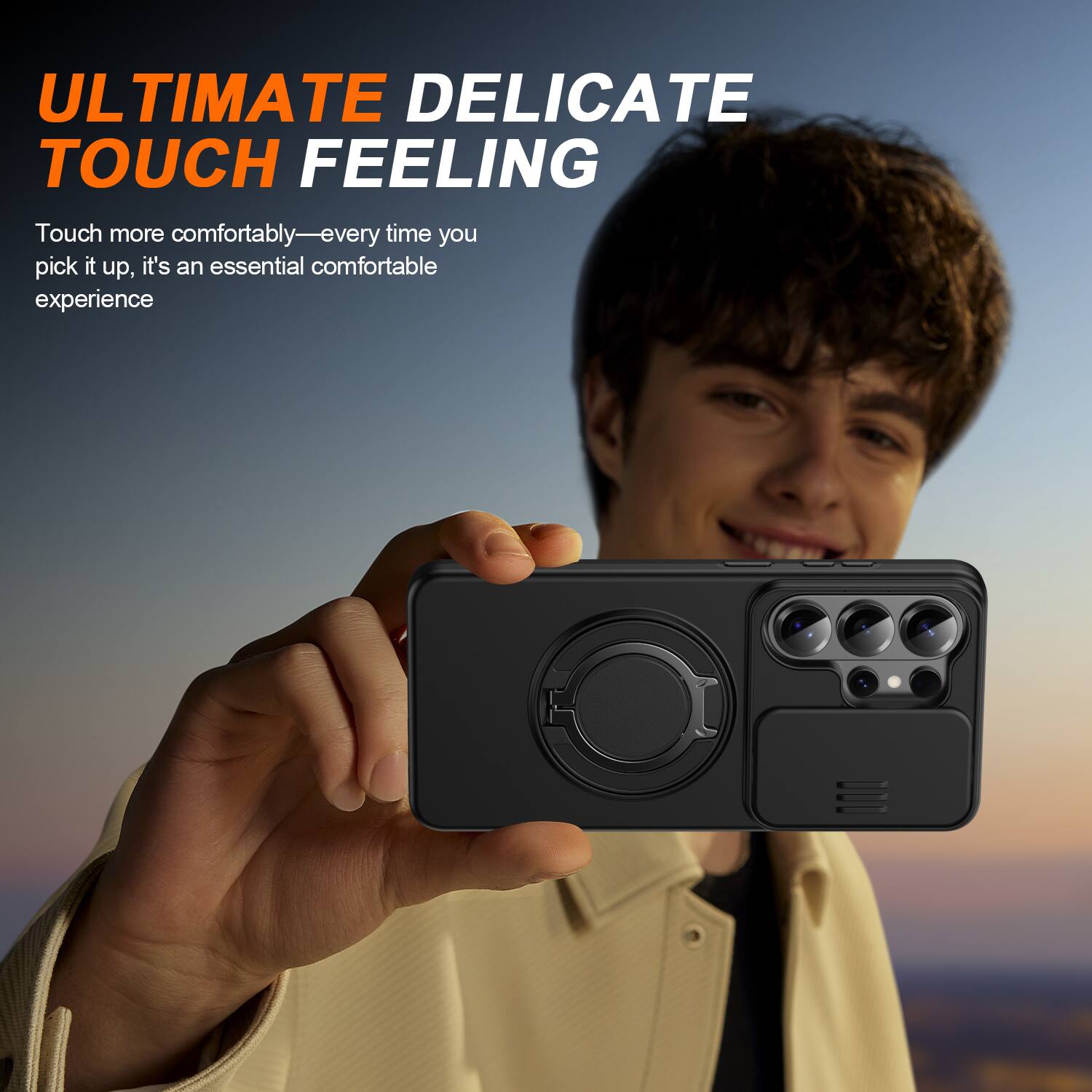 ULTIMATE DELICATE TOUCH FEELING

Touch more comfortably—every time you pick it up, it's an essential comfortable experience