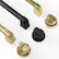 - POLISHED GOLD
- CHAMPAGNE BRONZE
- MATTE BLACK