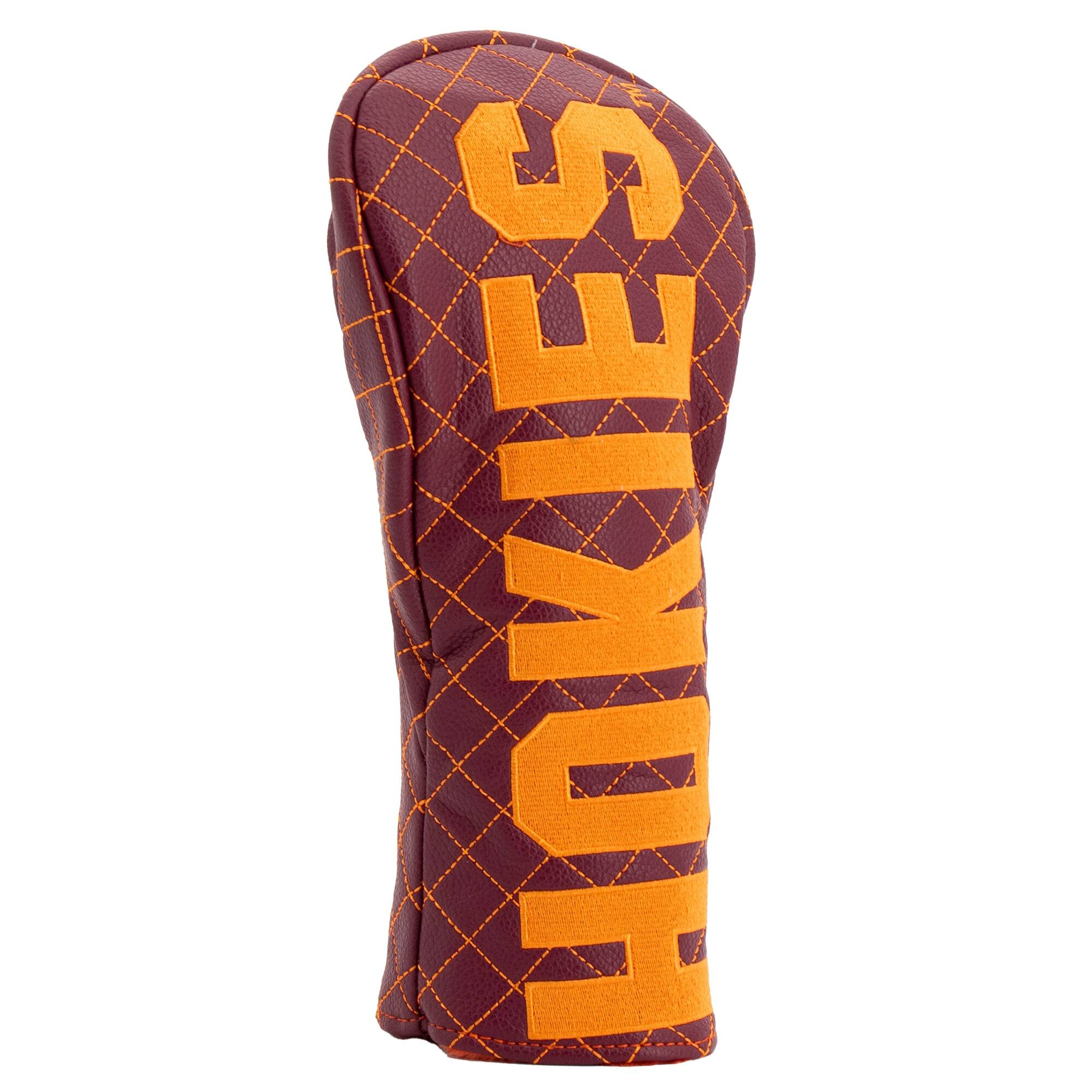Alt View 2. Team Golf - Virginia Tech Hokies Quilted Fairway Headcover - Multicolor.