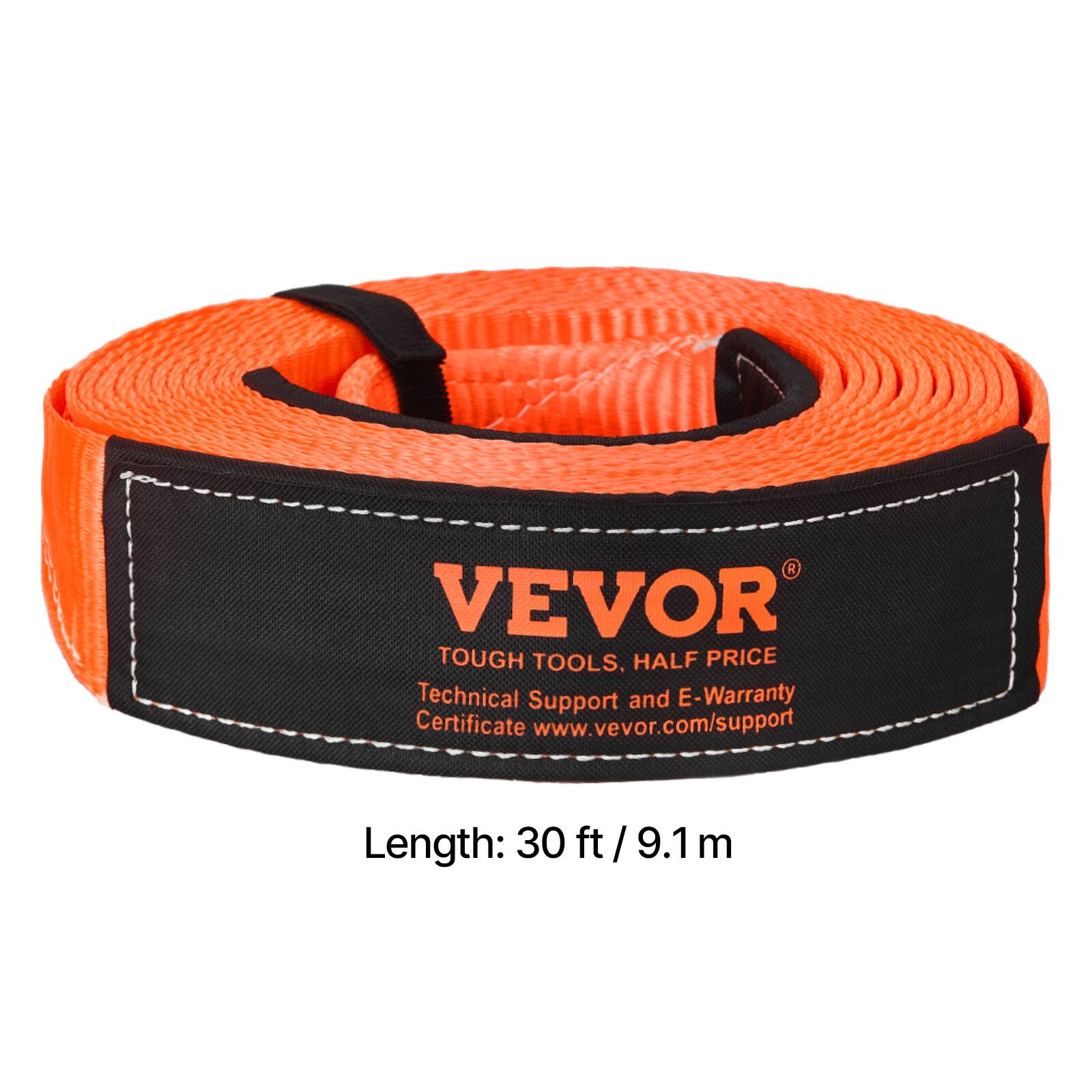 VEVOR TOUGH TOOLS. HALF PRICE  
Technical Support and E-Warranty Certificate  
www.vevor.com/support  
Length: 30 ft / 9.1 m