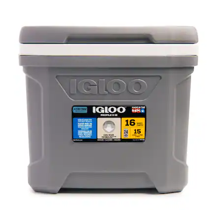 IGLOO
MADE IN THE USA
IGLOO PROFILE II 16
#STAYCOOL
16 QUARTS / 15 LITERS
24 LITERS
COOLER INSIDER TECHNOLOGY™
www.igloocoolers.com
STORE IN A SHADY AREA
PLACER EN UN ÁREA SOMBREADA
PLACE DANS UN ESPACIO OMBRADO
COLOCAR EN UNA ZONA SOMBREADA
COOLER INSIDER TECHNOLOGY™
RESULTADOS MEJORES
MEJORES RESULTADOS
COOLER INSIDER TECHNOLOGY™