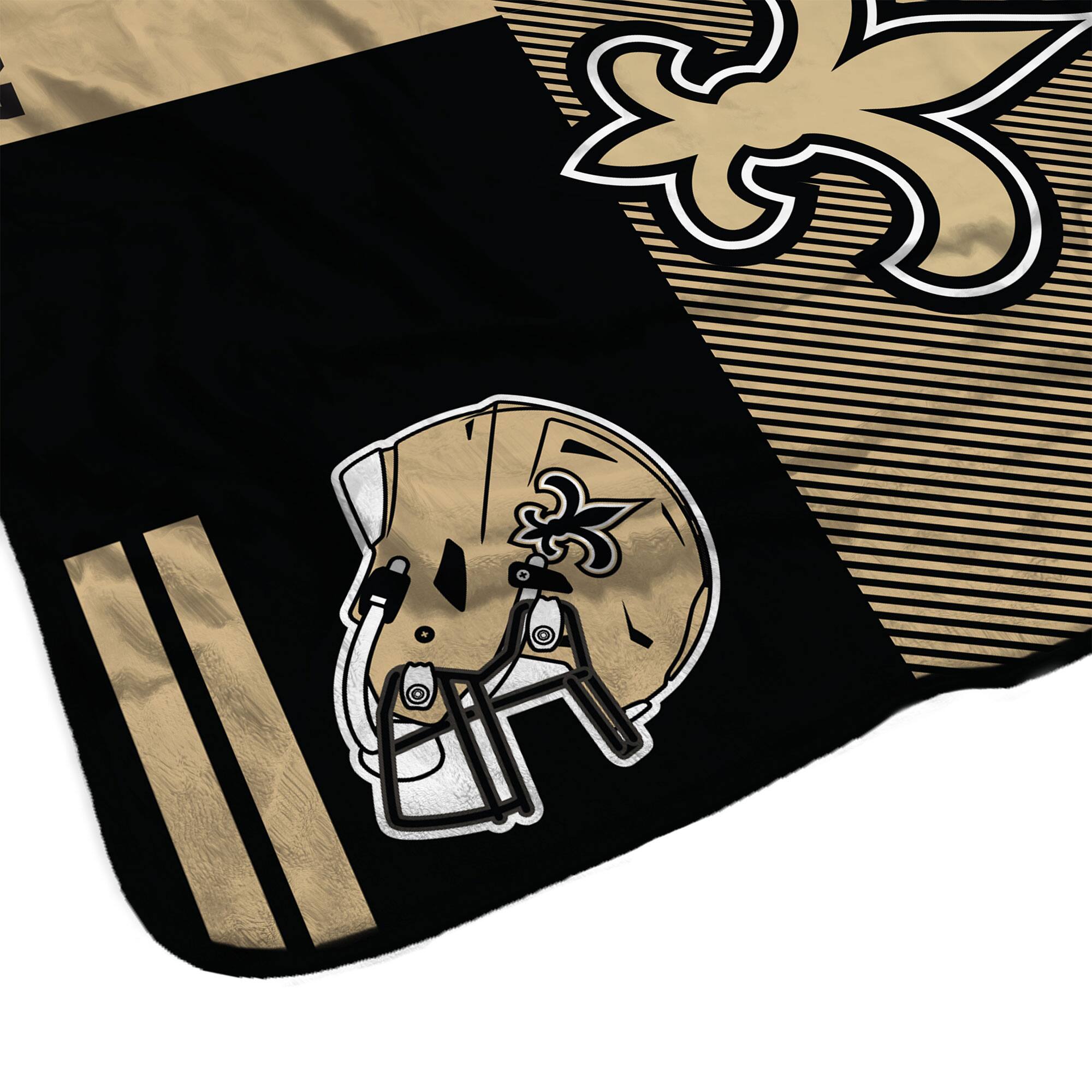Alt View 2. Pegasus - New Orleans Saints 60" x 80" Sherpa Throw Blanket - Multicolor.