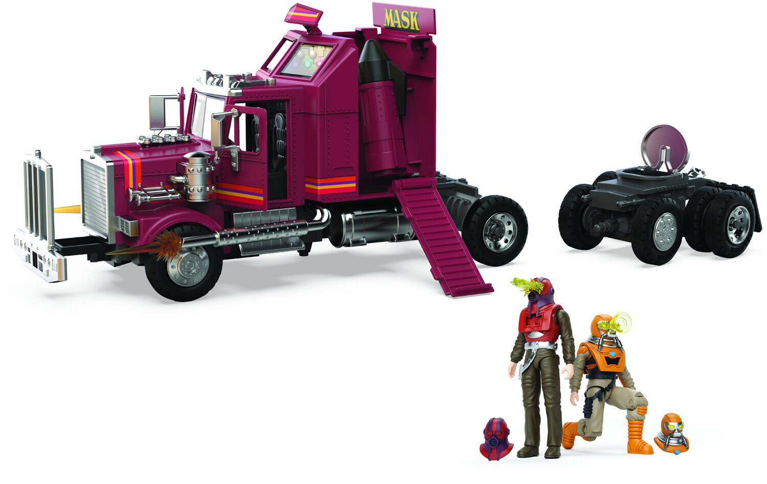 Alt View 1. The Loyal Subjects - M.A.S.K. -  Mobile Defense Unit (MDU) Vehicle with Figure Set   - COLLECTIBLES - Multicolor.