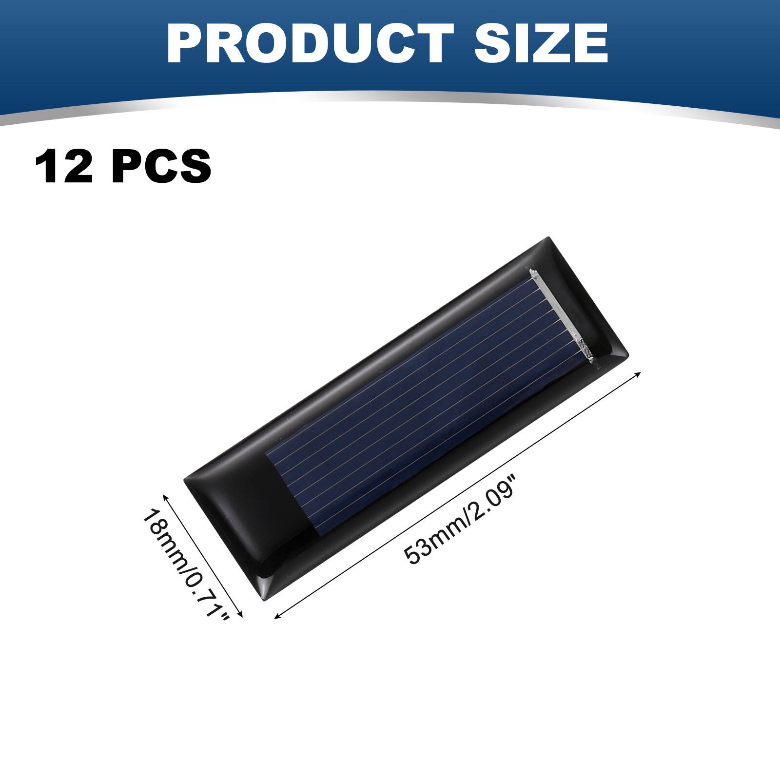 PRODUCT SIZE  
12 PCS  
18mm/0.71"  
53mm/2.09"
