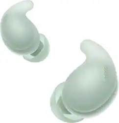 Sony - LinkBuds Fit True Wireless Noise Canceling Earbuds - Sage Green - Front_Zoom