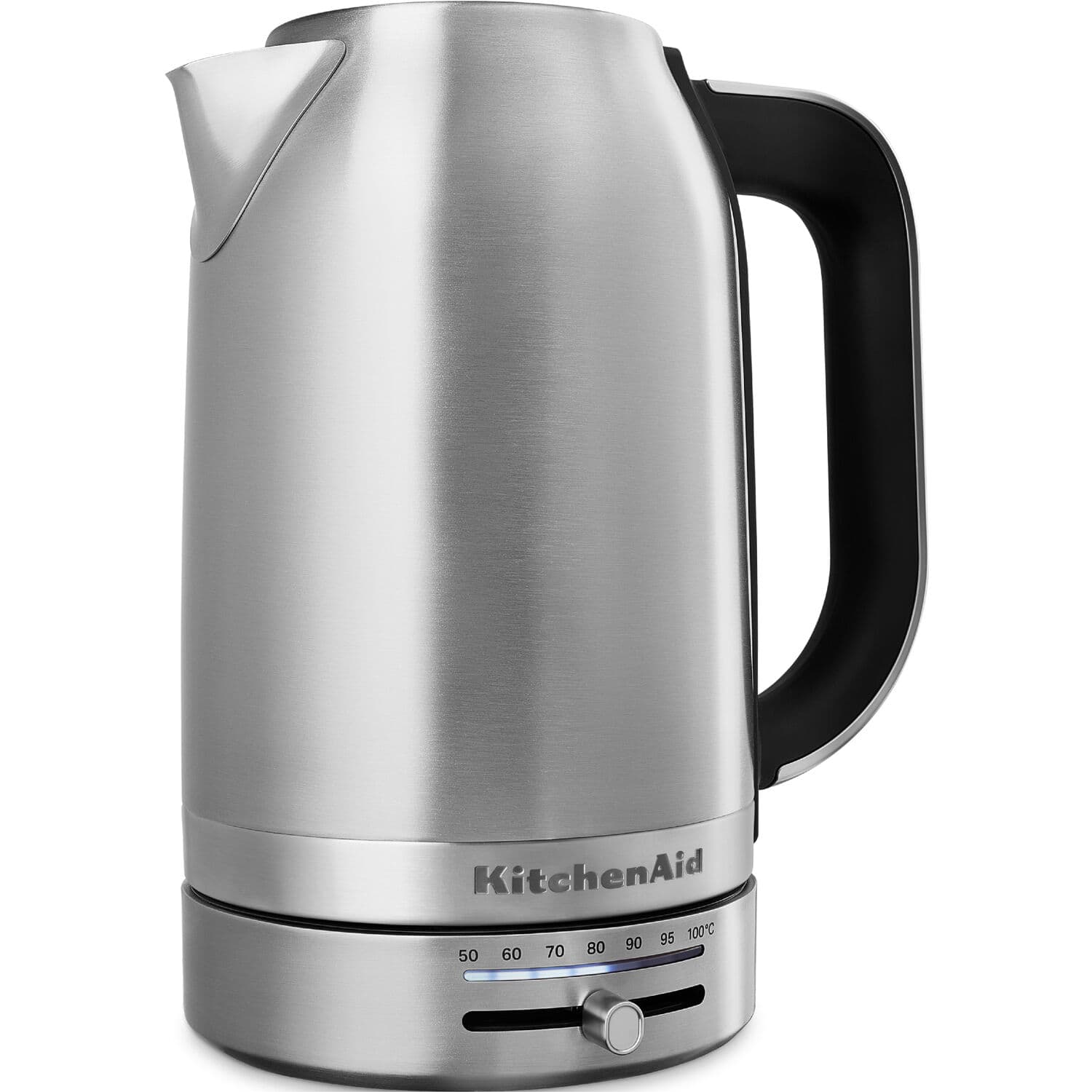 KitchenAid - 1.7 Liter Electric Kettle, Stainless - Stainless Steel - Front_Zoom