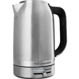 KitchenAid - 1.7 Liter Electric Kettle, Stainless - Stainless Steel