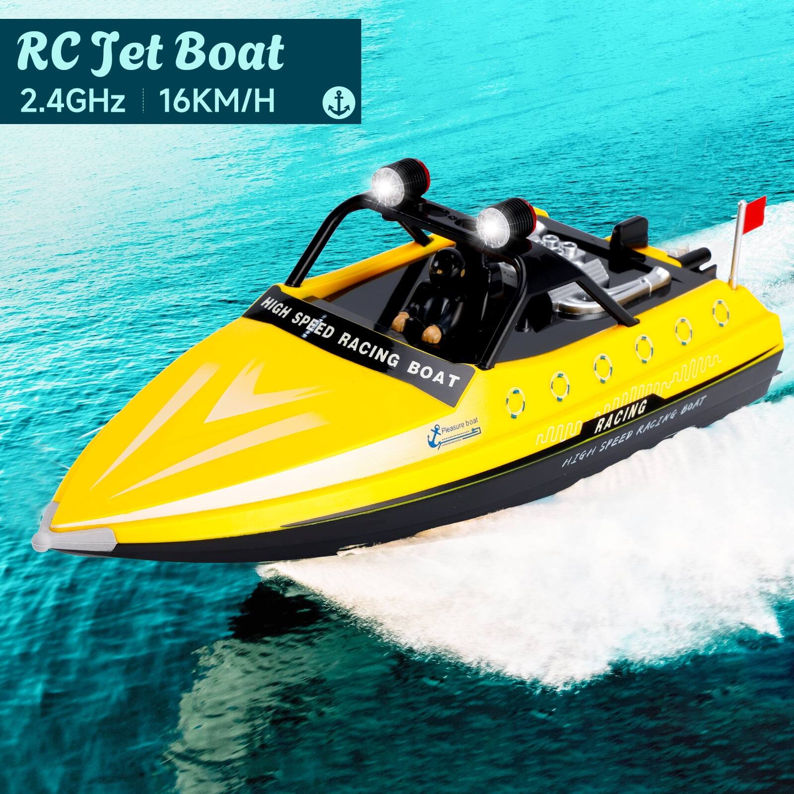 RC Jet Boat  
2.4GHz | 16KM/H  

HIGH SPEED RACING BOAT  

HIGH SPEED RACING BOAT