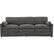 Alt View 6. GOODSILO - 89"" Cozy 3-Seater Sofa Oversized Comfy Cloud Couch Double Cushion Plush Sofa for Living Room - Grey.