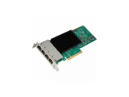 Intel - E610-XT4 10GbE 4-Port PCIe 4.0 x8 Network Adapter - Black