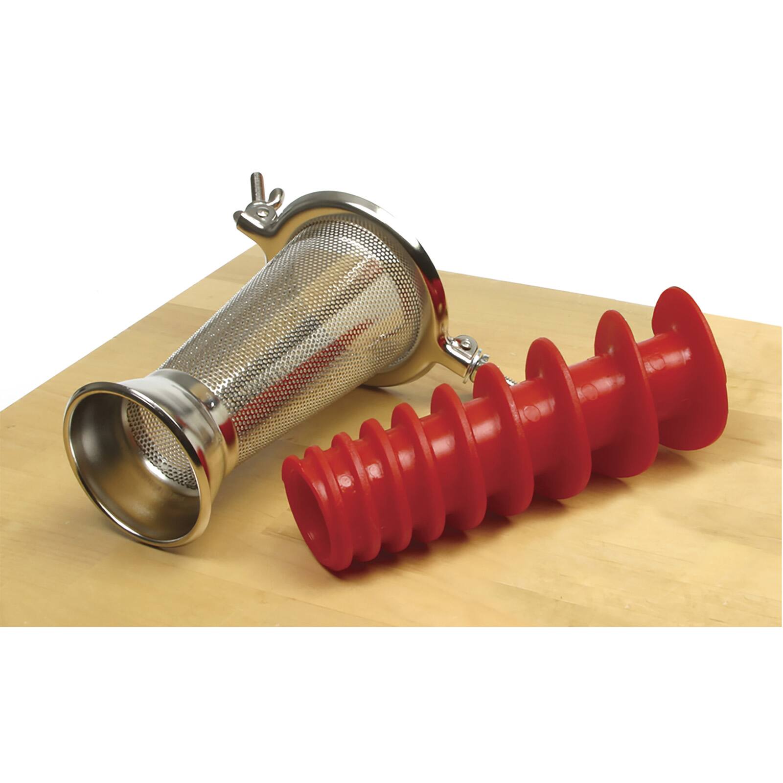 Alt View 2. Norpro - 3 Quart The Original Sauce Master Food Strainer for Vegetables, Fruits, and Puree - White.