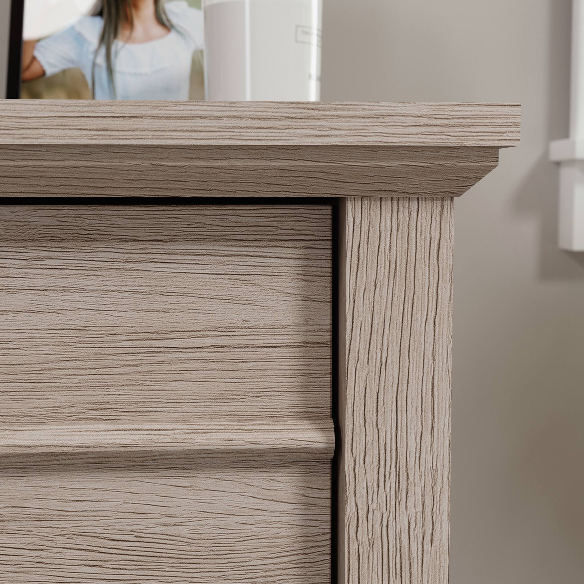 Alt View 5. APRILSOUL - Lateral File Brown finish.