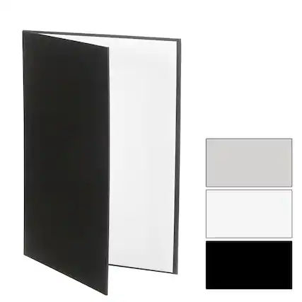 Front. Unique Bargains - 17"x11" 3-in-1 Foldable Reflector Cardboard for Still Life/Product/Food Photo - Silver.