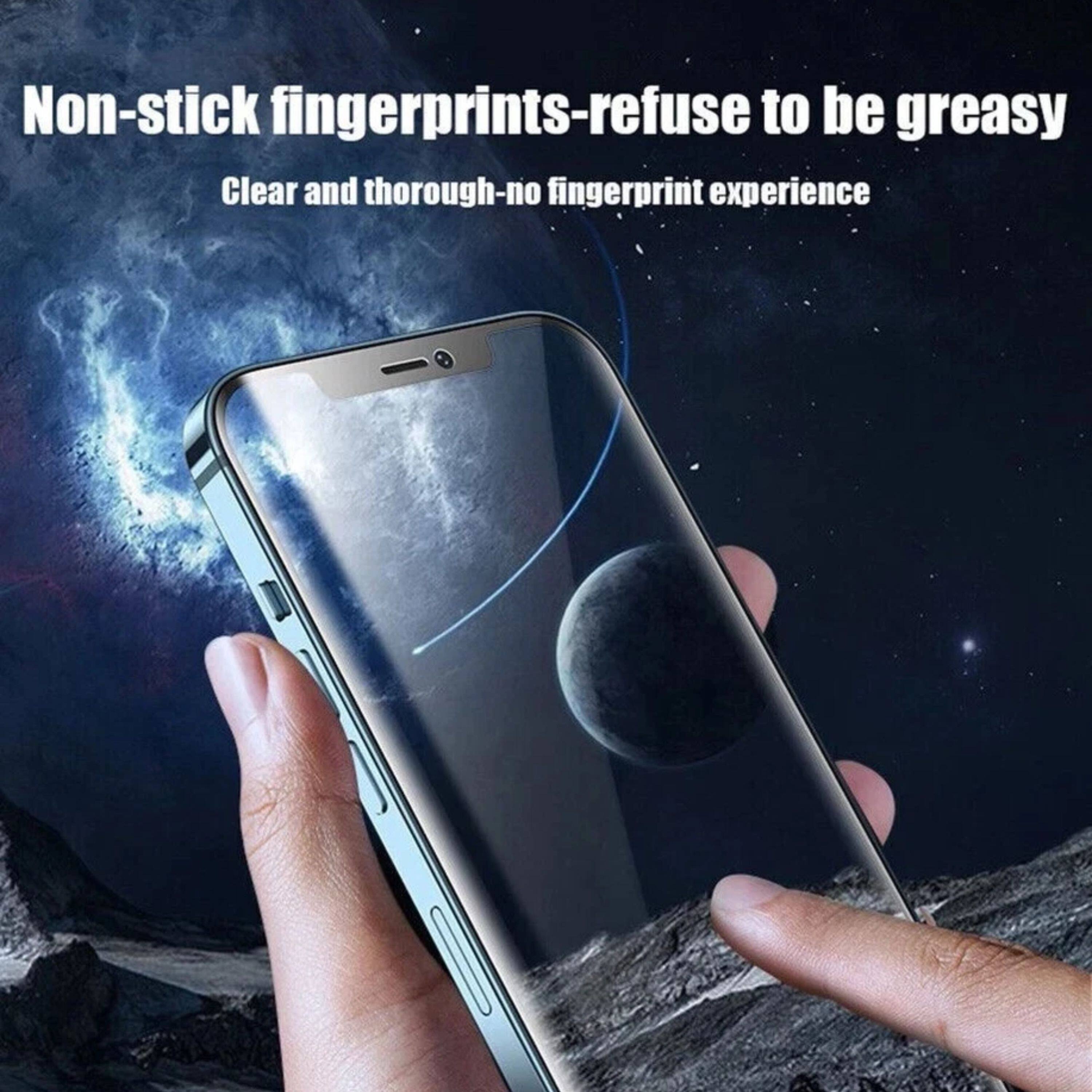 Non-stick fingerprints - refuse to be greasy  
Clear and thorough - no fingerprint experience