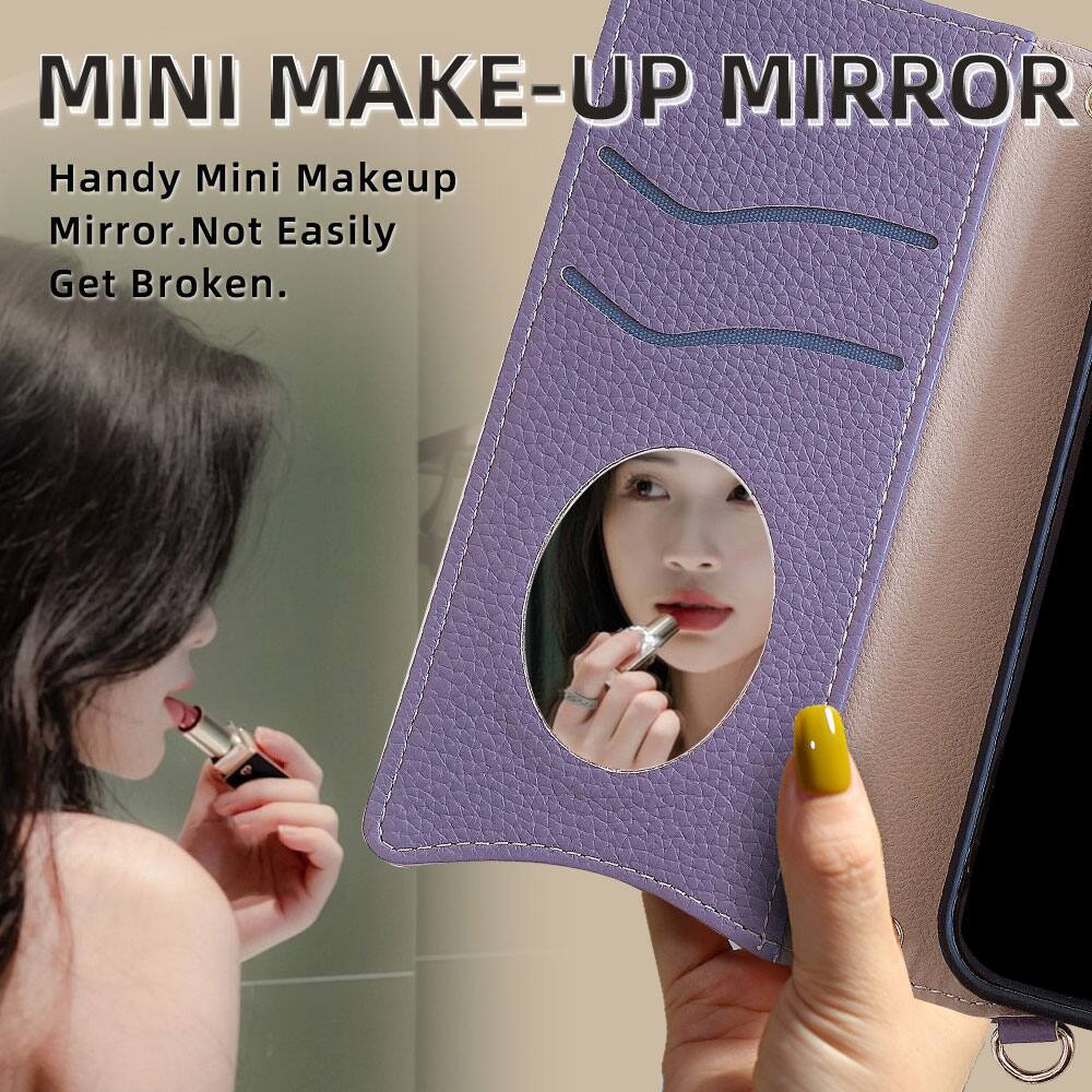 MINI MAKE-UP MIRROR  
Handy Mini Makeup Mirror. Not Easily Get Broken.