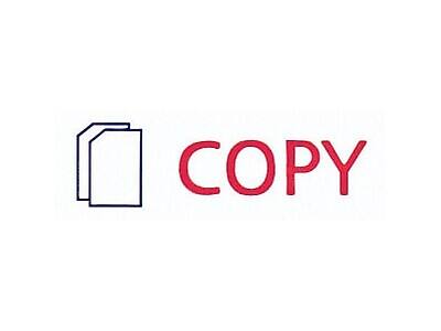 Alt View 3. Accu-Stamp - Accu-Stamp 2 Copy Rectangle Pre-inked Stamp, Blue and Red Ink, 1 5/8 x 1/2" (035532) - Blue and Red.