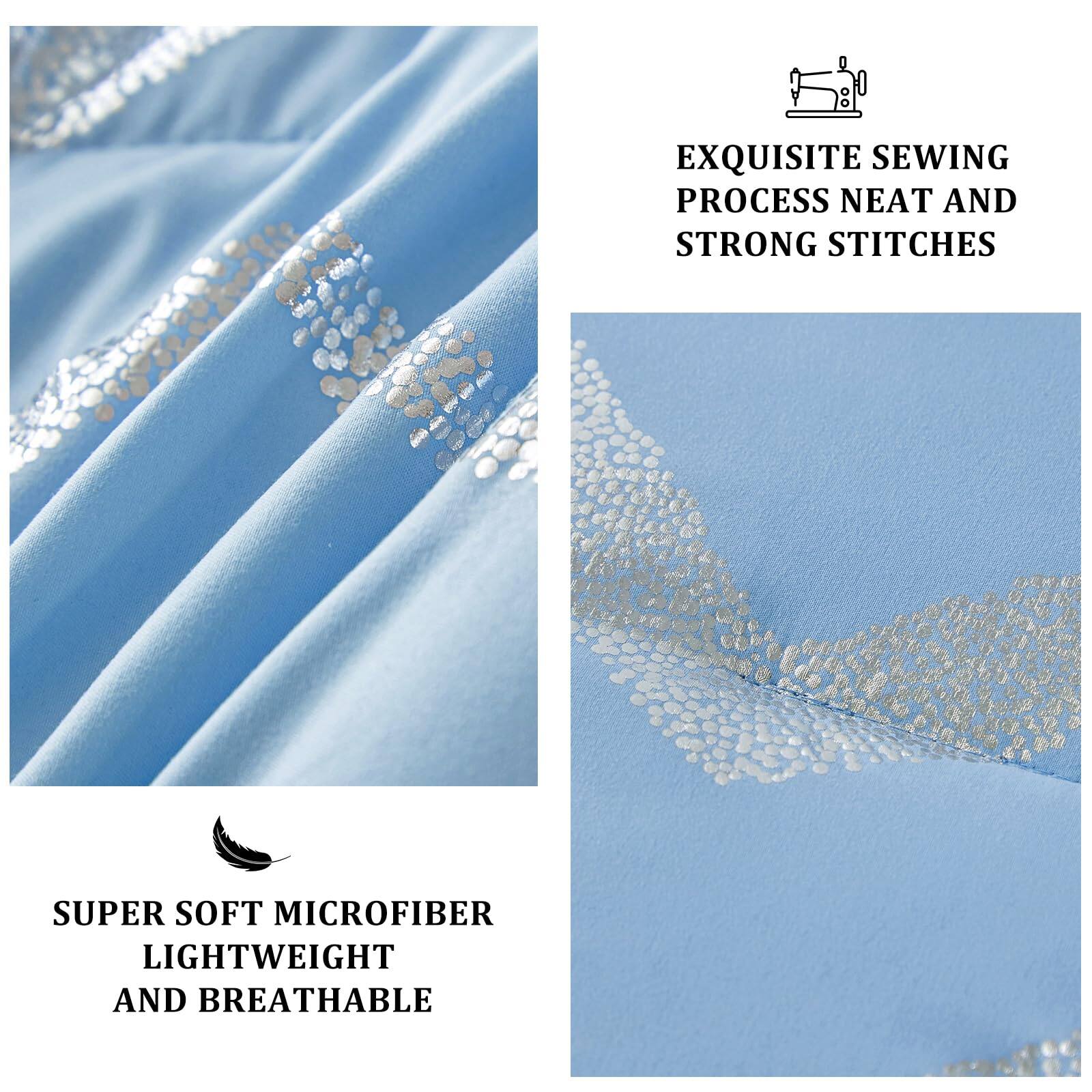 EXQUISITE SEWING PROCESS NEAT AND STRONG STITCHES

SUPER SOFT MICROFIBER LIGHTWEIGHT AND BREATHABLE