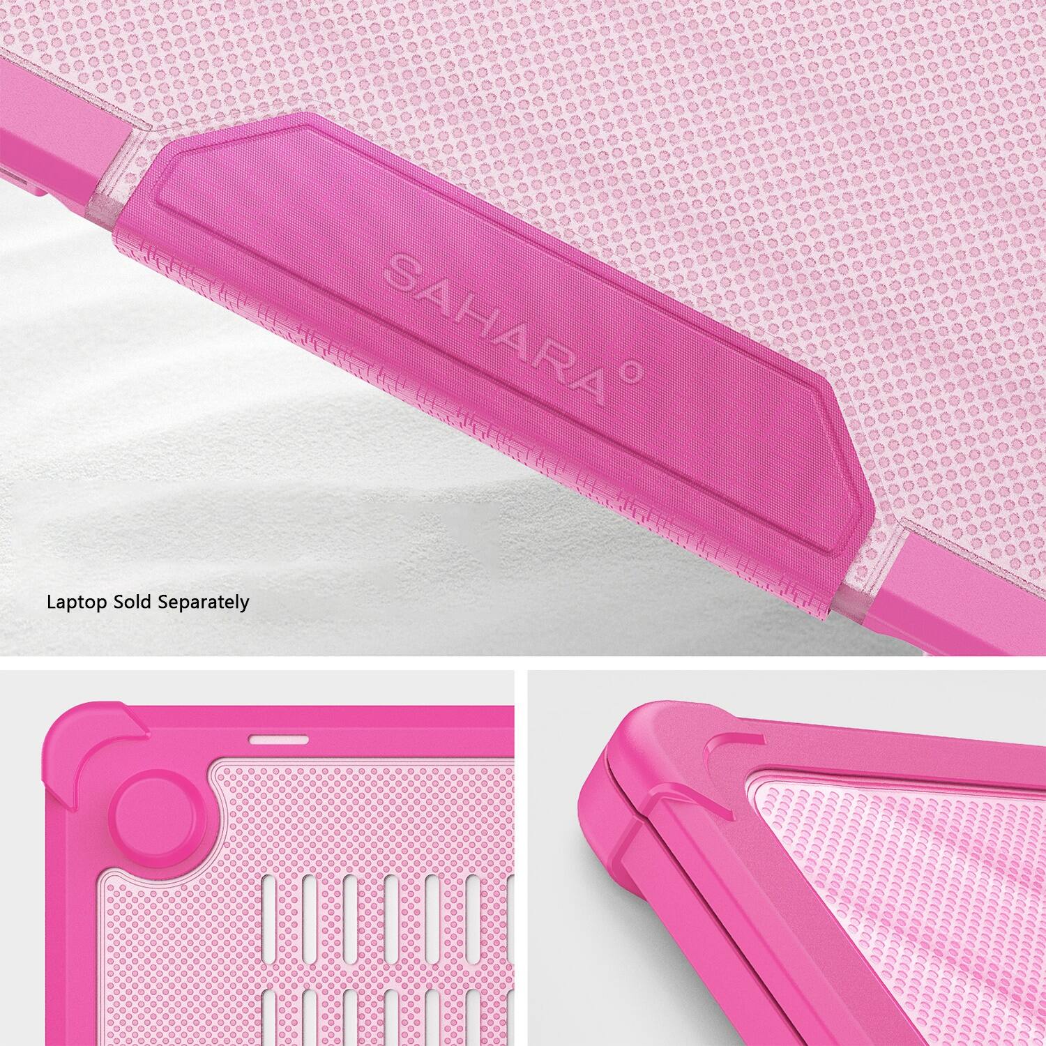 The text on the image reads "4T SAHARA Laptop Sold Separately."